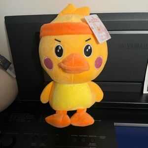 Orange Plush Duck Toy